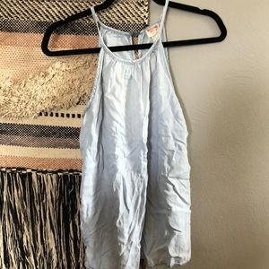 Mossimo blue flow top